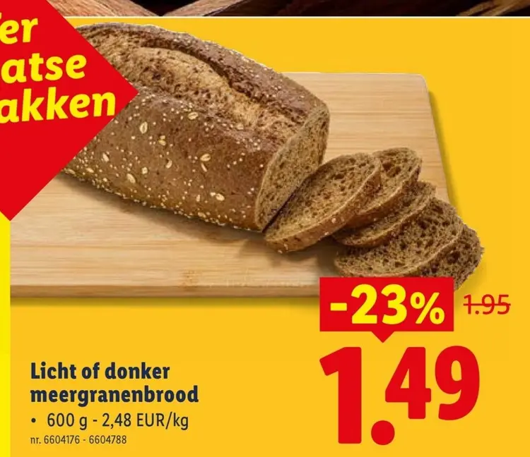 Promotie: Licht of donker meergranenbrood