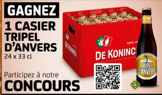 Offre: 1 casier tripel d'anvers