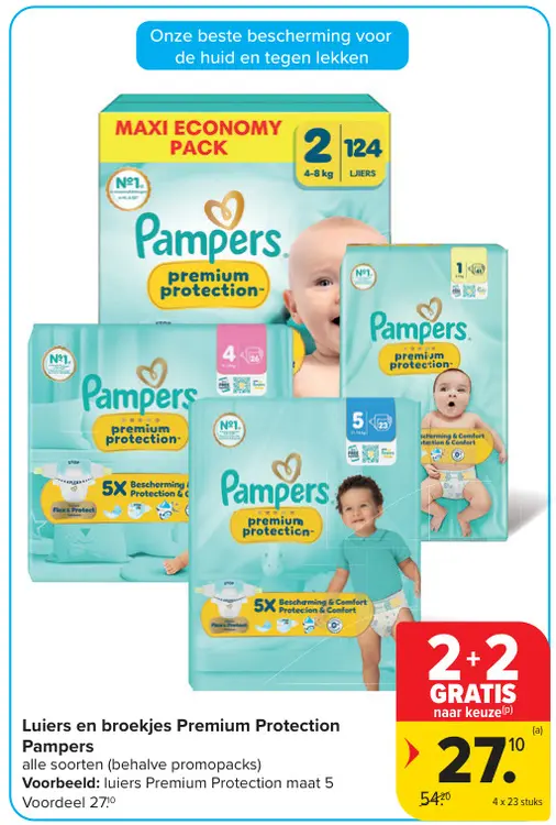 Promotie: Luiers en broekjes Premium Protection