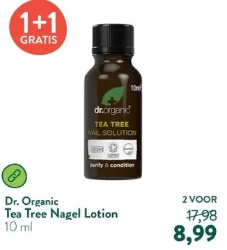 Aanbieding: Dr. Organic Tea Tree Nagel Lotion