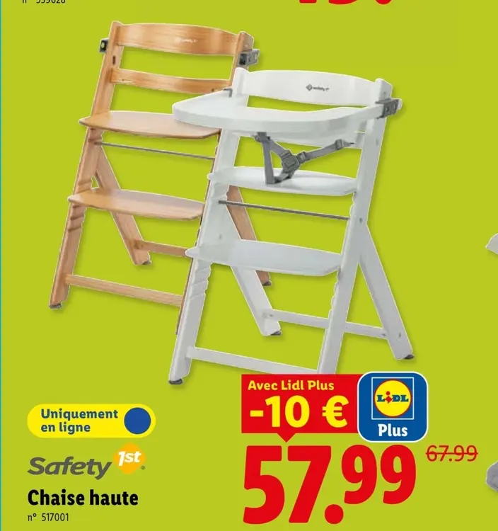 Offre: Chaise haute
