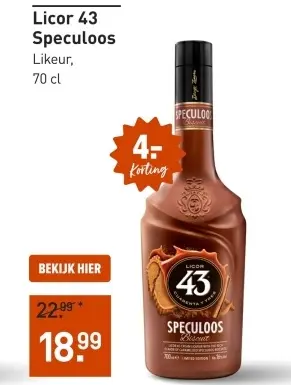 Aanbieding: Licor 43 Speculoos