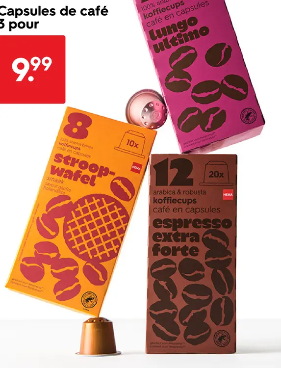 Offre: Capsules de café