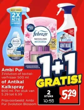 Ambi Pur 3Volution of textielverfrisser of Antikal