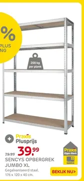 Aanbieding: Sencys opbergrek jumbo xl