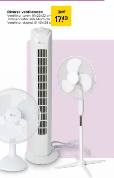 Aanbieding: Diverse ventilatoren