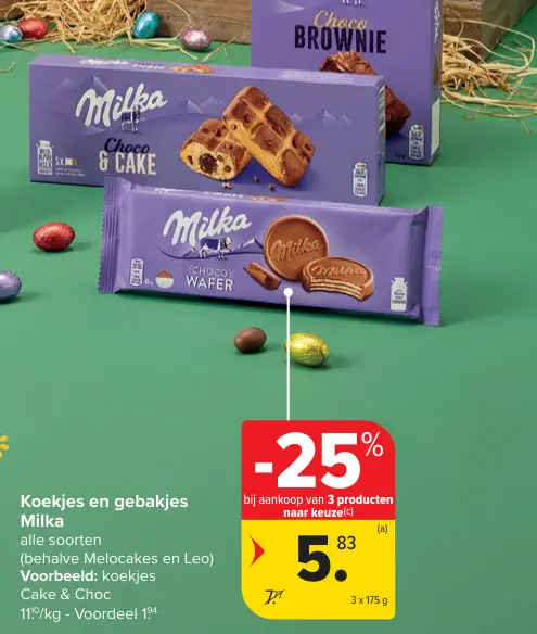 Promotie: Koekjes en gebakjes