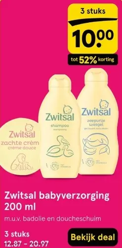 Aanbieding: Babyverzorging