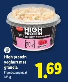 Aanbieding: High protein yoghurt met granola