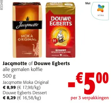 Aanbieding: Jacqmotte of Douwe Egberts