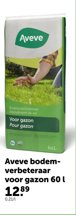 Promotie: Aveve bodemverbeteraar voor gazon