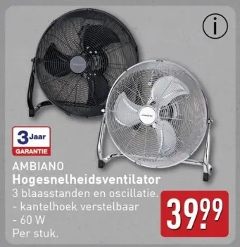 Aanbieding: Hogesnelheidsventilator