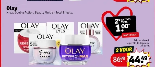 Aanbieding: Olay Super SPF30 dagcrème