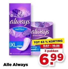 Aanbieding: Always