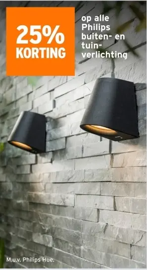 Aanbieding: Philips buiten- en tuinverlichting