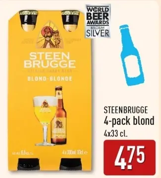 Aanbieding: STEENBRUGGE 4-pack blond