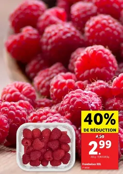 Offre: Framboises XXL