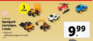 Aanbieding: Speelgoed-voertuigen