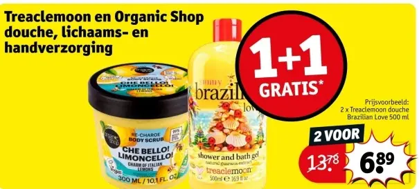 Promotie: Douche, lichaams- en handverzorging