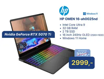 Aanbieding: HP OMEN 16-ah0025nd