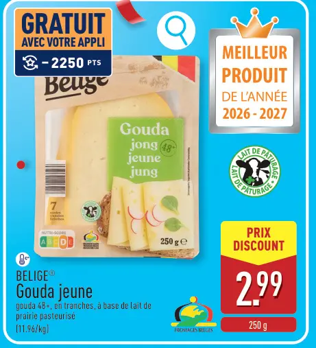 Offre: Gouda jeune