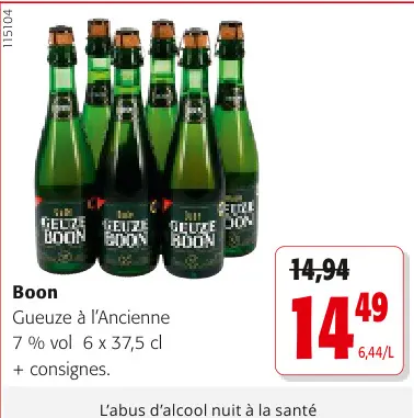 Offre: Gueuze à l'Ancienne