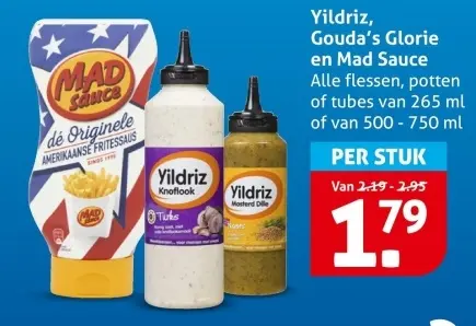 Aanbieding: Yildriz, Gouda's Glorie en Mad Sauce