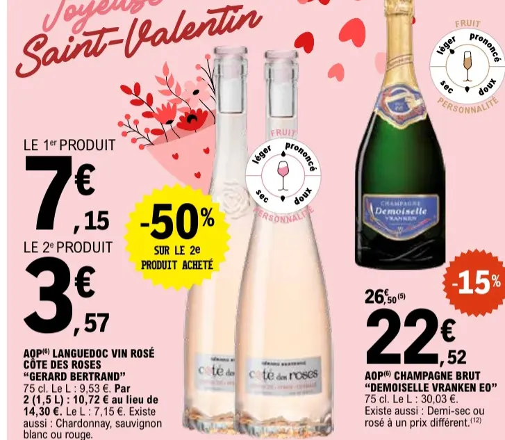 Offre: Languedoc vin rosé côte des roses