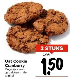 Aanbieding: Oat Cookie Cranberry