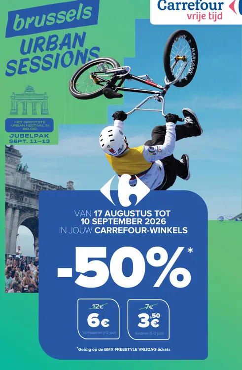Promotie: BMX FREESTYLE VRIJDAG tickets