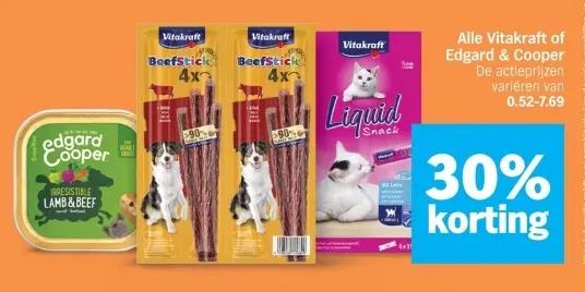 Aanbieding: Alle Vitakraft of Edgard & Cooper