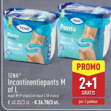 Promotie: Incontinentiepants M of L