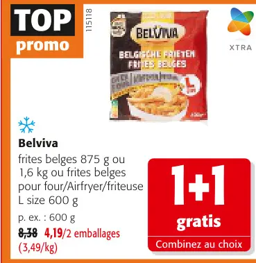 Offre: frites belges