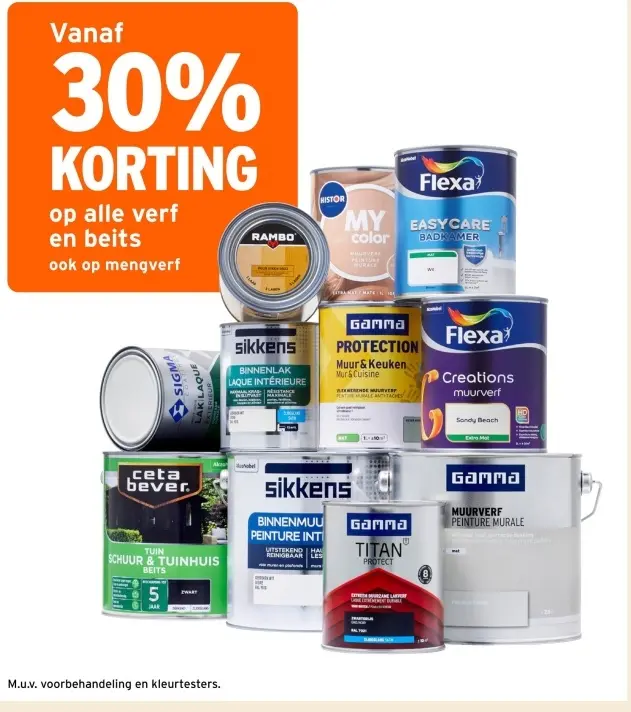 Aanbieding: Verf en beits