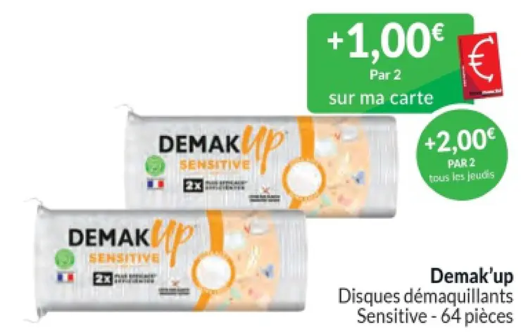 Offre: Disques démaquillants Sensitive