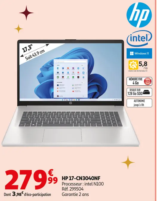 Offre: Hp 17-cn3040nf