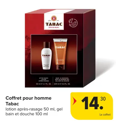Offre: Coffret pour homme