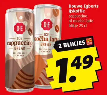 Aanbieding: Douwe Egberts ijskoffie
