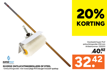 Aanbieding: Ontluchtingsroller