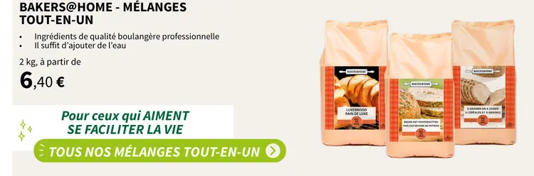Offre: Mélanges tout-en-un