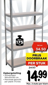 Aanbieding: Opbergstelling