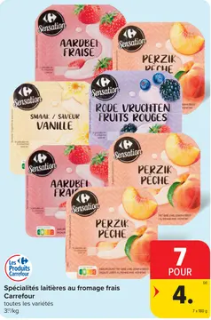 Offre: Spécialités laitières au fromage frais