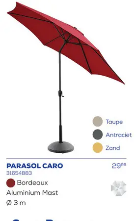 Promotie: Parasol caro