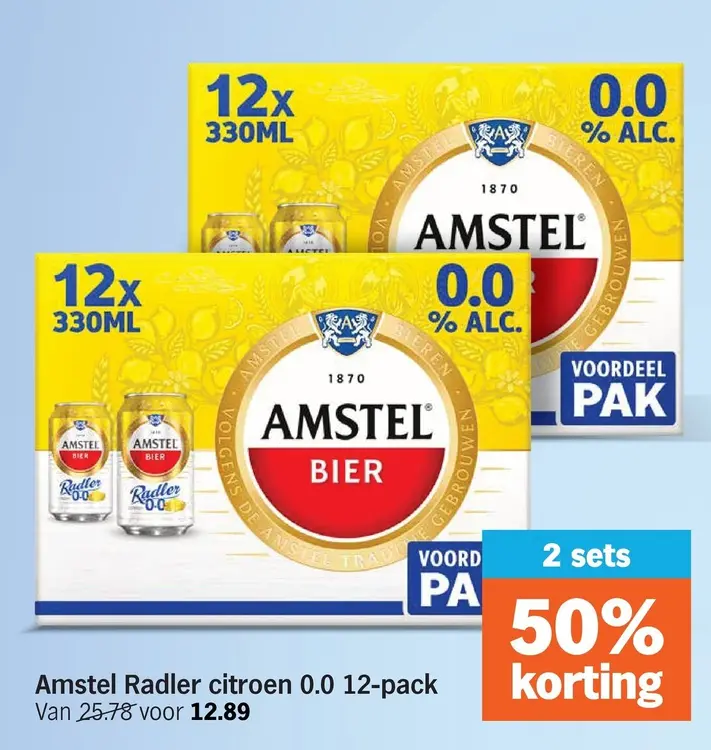 Aanbieding: Amstel Radler citroen 0.0