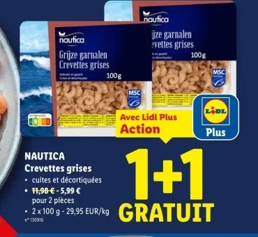 Offre: Crevettes grises