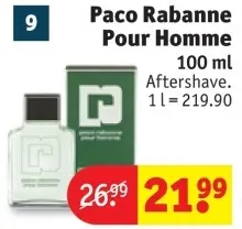 Promotie: Paco Rabanne Pour Homme