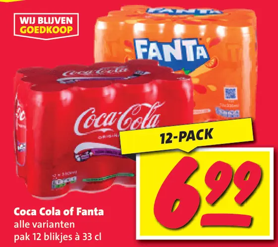 Aanbieding: Coca Cola of Fanta