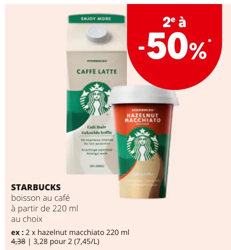Offre: boisson au café