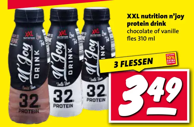 Aanbieding: XXL nutrition n'joy protein drink