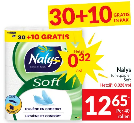 Promotie: Toiletpapier Soft